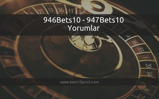 946Bets10 - 947Bets10